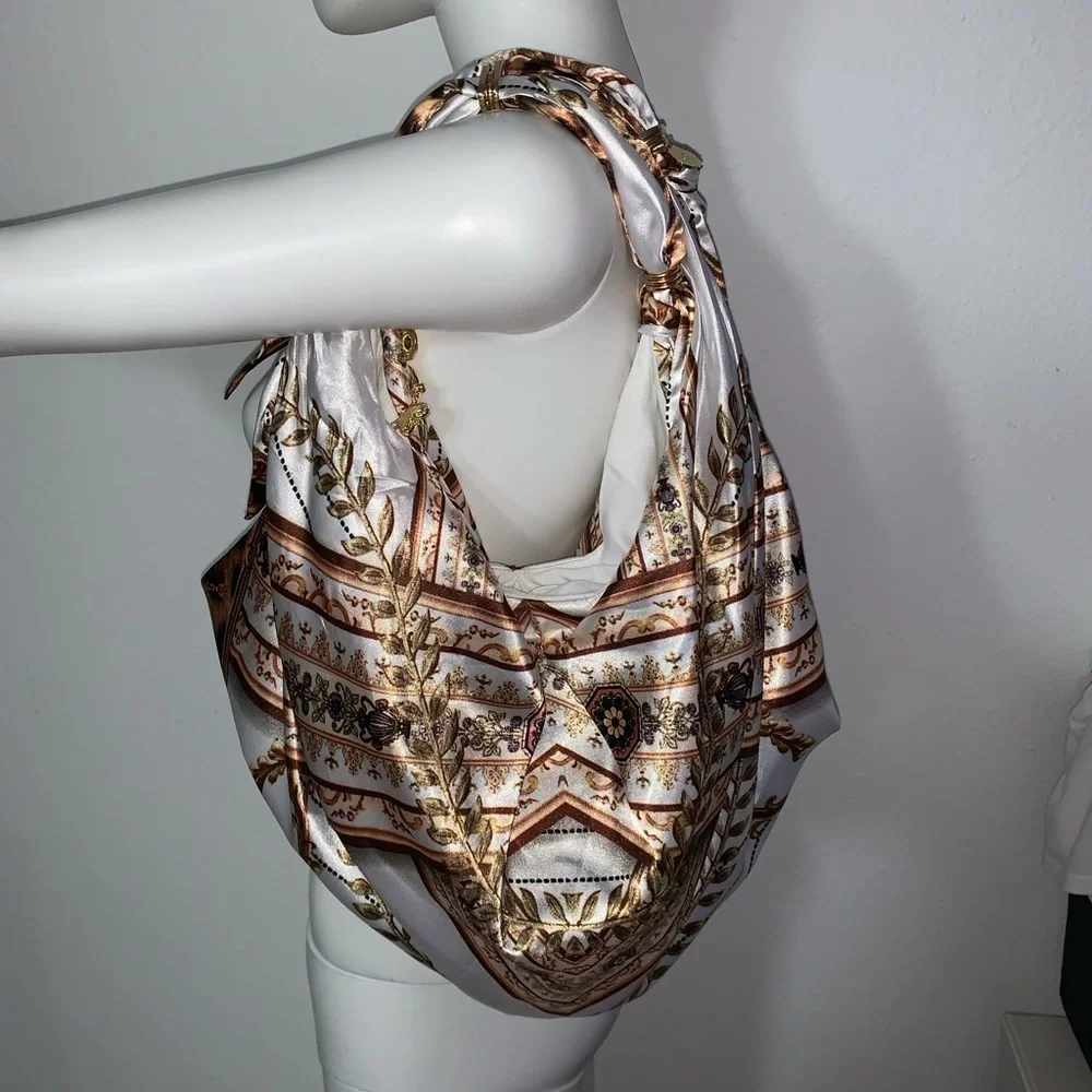 NWD CAMILLA *Mind Your Manor* ascot tie mini beach boho bag purse